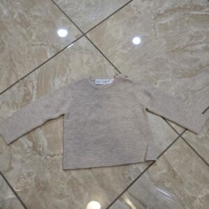 Zara Baby Boy Beige Knit Sweater